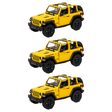 KiNSMAR 2018 Jeep 牧馬人敞篷迷你模型車公仔, 3個