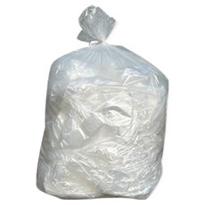 忠南 Viniru 包裝加厚可回收分類垃圾袋透明，140 張, 50L, 1個