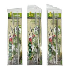 316不鏽鋼直吸管組 不鏽鋼吸管 + 矽膠吸頭 + 尼龍毛刷, 3組