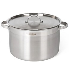 O'lbia 電磁爐用 五層 IH 304不鏽鋼湯鍋 12024, 28cm, 1個, 混和色