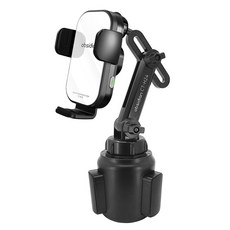 옵시디언 차량용 휴대폰 무선충전거치대 묶음패키지, 화이트, CT-W16+CT-H24
