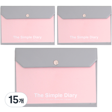 더 심플 다이어리, 15개, 핑크