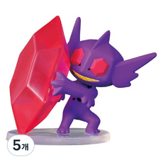아카데미과학 몬스터콜렉션 MS 메가 깜까미 포켓몬스터 몬콜레 피규어 44mm S25045, 5개