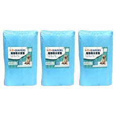 萌貝貝 加厚寵物訓練吸水尿墊, 20片, 3包