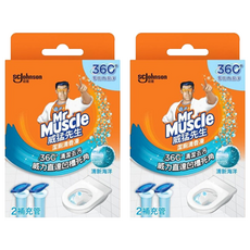Mr Muscle 威猛先生 潔廁清香凍 清香海洋 (38g*2管凍), 76g, 2盒