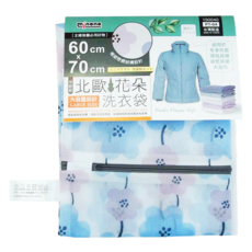 minono 米諾諾 北歐花朵洗衣袋 60 x 70cm, 北歐花朵, 1個