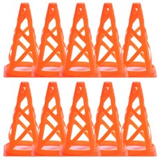 足球彩色角錐 10入, 橘色, 1組
