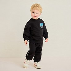 밀크마일 아동용 디즈니 베이비 미키 스마일페이스 상하의 세트