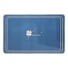 矽藻土軟地墊, 灰白色, 1個