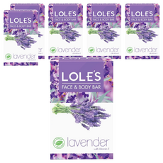 LOLE'S 草本護膚潔顏皂 (薰衣草) 100g Set 3, 6個
