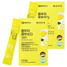 EVER BIKINI 康普茶氣泡飲隨身包 檸檬口味, 5g, 14條, 2盒