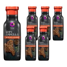 청정원 클래식 스테이크소스, 250g, 6개