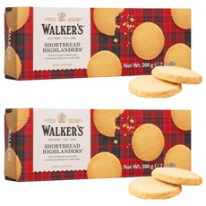WALKERS Highlanders奶油酥餅, 200g, 2盒