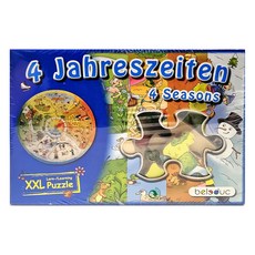 beleduc 益智拼圖 Set, 4 Seasons XXL Puzzle, 49片, 1盒