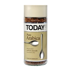 TODAY 純阿拉比卡咖啡95g進口咖啡速溶咖啡德國, 95克, 1罐