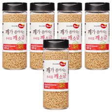 햇님마을 국산 100% 깨가 쏟아지는 우리집 깨소금, 100g, 5개