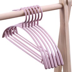 雙手公司 防滑衣架, 粉紅色, 6個