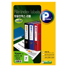 Printec 文件索引標籤 OPTION3 V3170-100, 選項 3。 V3170-100, 100個, OPTION3. V3170-100