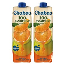 CHABAA 啜吧 柑橘汁, 1L, 2瓶