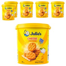 줄리스 치즈크래커, 360g, 6개