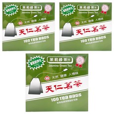 天仁 茉莉綠茶, 1.5g, 100包, 3盒