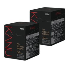 KANU 深焙美式黑咖啡, 900mg, 30條, 2盒