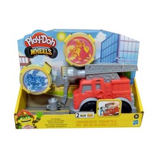 Hasbro 孩之寶 Play-Doh 培樂多 車輪系列消防車遊戲組, 0g, 混合色, 113g, 1組