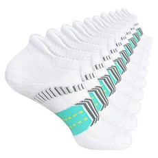 All Trend 女性氣墊運動襪 10雙, 白色, 10個