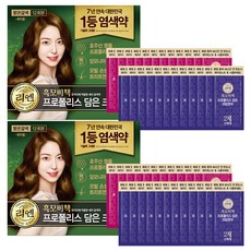 리엔 흑모비책 프로폴리스 담은 크림 염색제 새치용 12회분, 밝은갈색, 2개