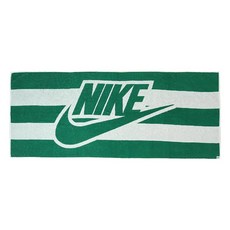 NIKE 耐吉 CLUB 海灘毛巾, 綠白色, 1條