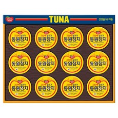 동원참치 살코기 T12호 선물세트 + 쇼핑백, 1세트
