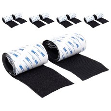 ETShop 大型魔鬼氈公母套組 黑色 10cm x 1m, 5套