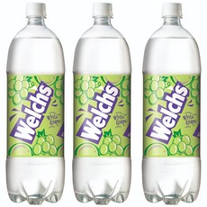 Welch's 威氏 韋爾奇蘇打汽水 白葡萄味, 1.5L, 3瓶