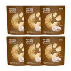 CJ 貝果餅乾 大蒜奶油口味, 60g, 6包