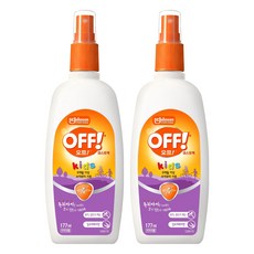 OFF 미스트액 모기기피제, 177ml, 2개