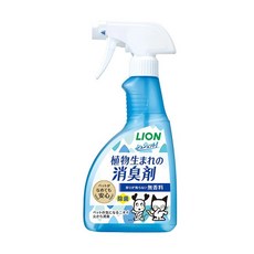 LION 獅王 植物性配方空間除臭劑, 99.9%強烈除臭, 400ml, 1瓶