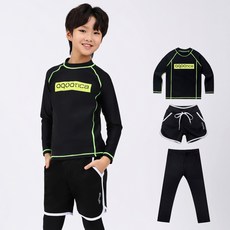 aquatica 兒童用 only one 防磨衣 + 四角泳褲 + 水上運動緊身褲 AQA354