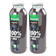 프루즈 유기농 블랙멀베리 착즙주스, 700ml, 2개