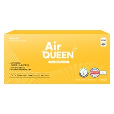 Air QUEEN New Breath護墊, 40片, 加長型(17.5cm), 1盒
