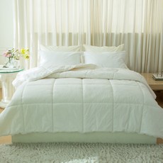 FLORA 澳洲產水洗美麗諾羊毛100%羊毛鋪棉被, 白色