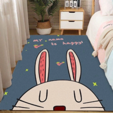 卡通小動物 水晶絨地墊