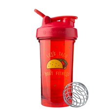 Blender Bottle Pro Series Tritan 特別款搖搖杯, 塔可餅紅色, 710ml, 1個