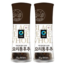 청정원 직접갈아 향이 신선한 요리 통후추, 35g, 2개