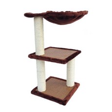 레츠펫 주머니 캣타워 LP-005, 브라운, 1개