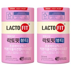 Chong Kun Dang 鍾根堂 LACTO-FIT 益生菌隨身包 Beauty版 60條入, 120g, 2罐
