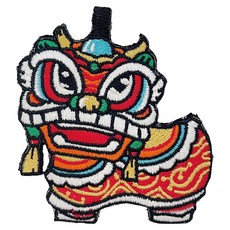 Hi 你好 刺繡鑰匙圈, 舞獅, 1件