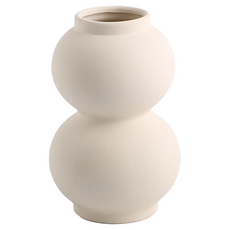 KUIBAO 快豹生活 Goyo 簡約素胚花瓶, 土黃色, 1個