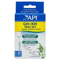 API GH/KH 淡水通用硬度和碳酸鹽硬度測試套件, 1盒