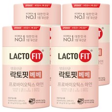Chong Kun Dang 鍾根堂 LACTO-FIT LACTO-FIT益生菌粉隨身包 60條入, 60條, 120g, 4罐