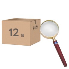 Life 徠福 花梨木高倍率放大鏡 3" 金色, 12個